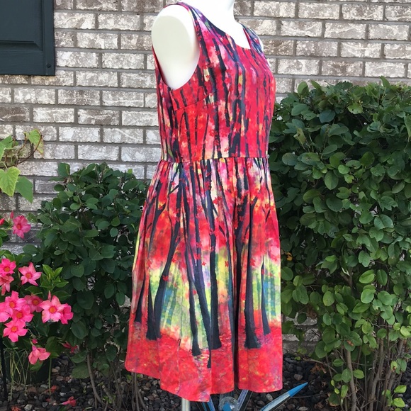 🐲💙 ModCloth Festive Frondescence Dress - Picture 8 of 13